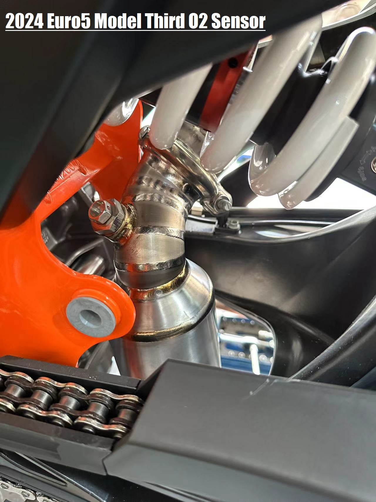 Sistema de escape de titanio y eliminación de catalizador para KTM 790/890 Duke y R 2017-2024