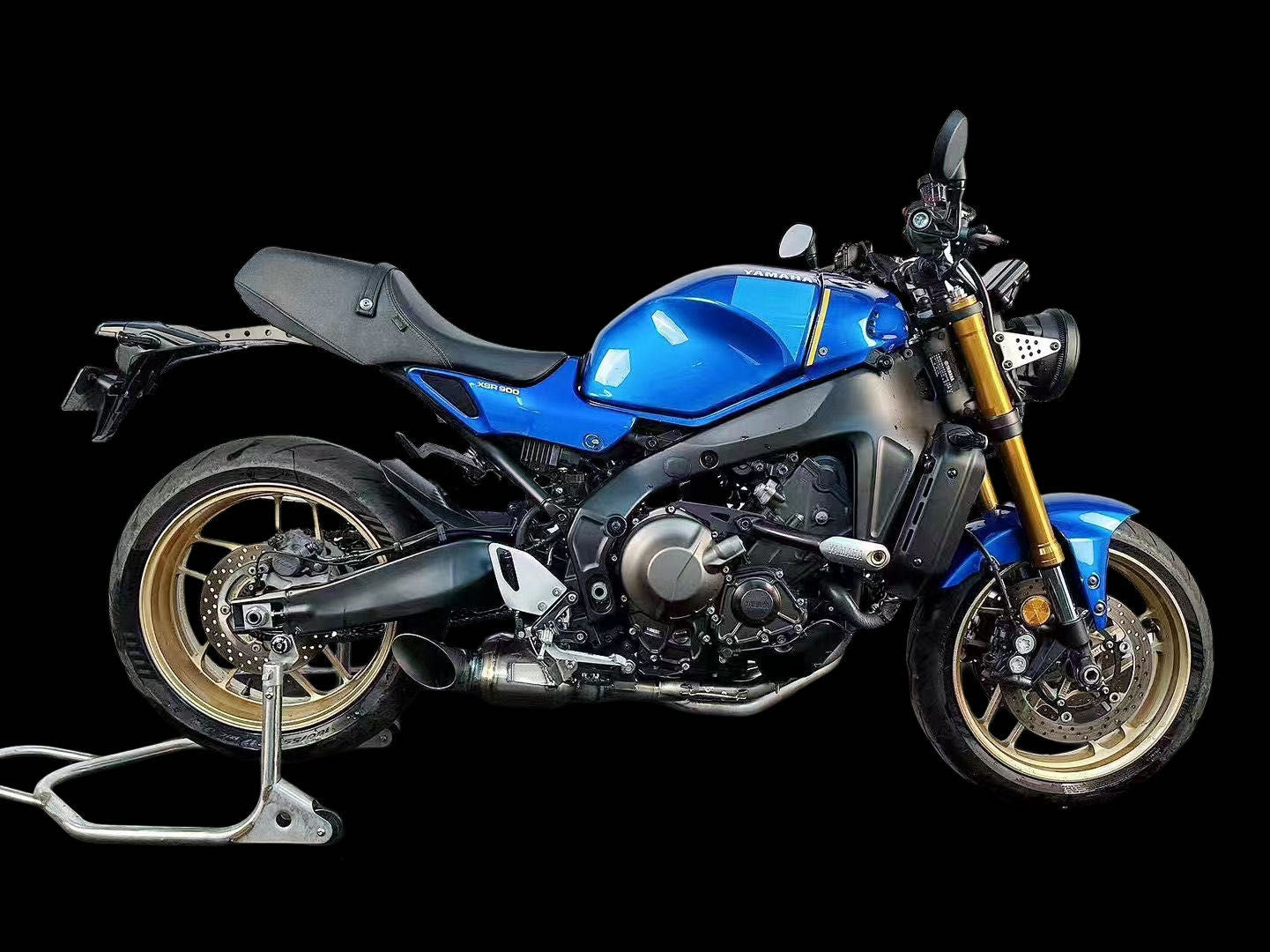 Sistema de escape Stealth de titanio para Yamaha GEN4 XSR900 y XSR900 GP