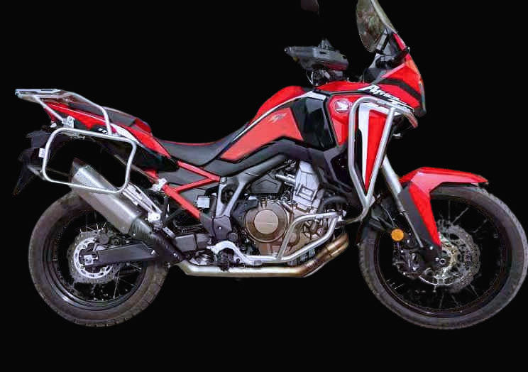 Sistema de escape de titanio para Honda Africa Twin CRF1100L Adventure