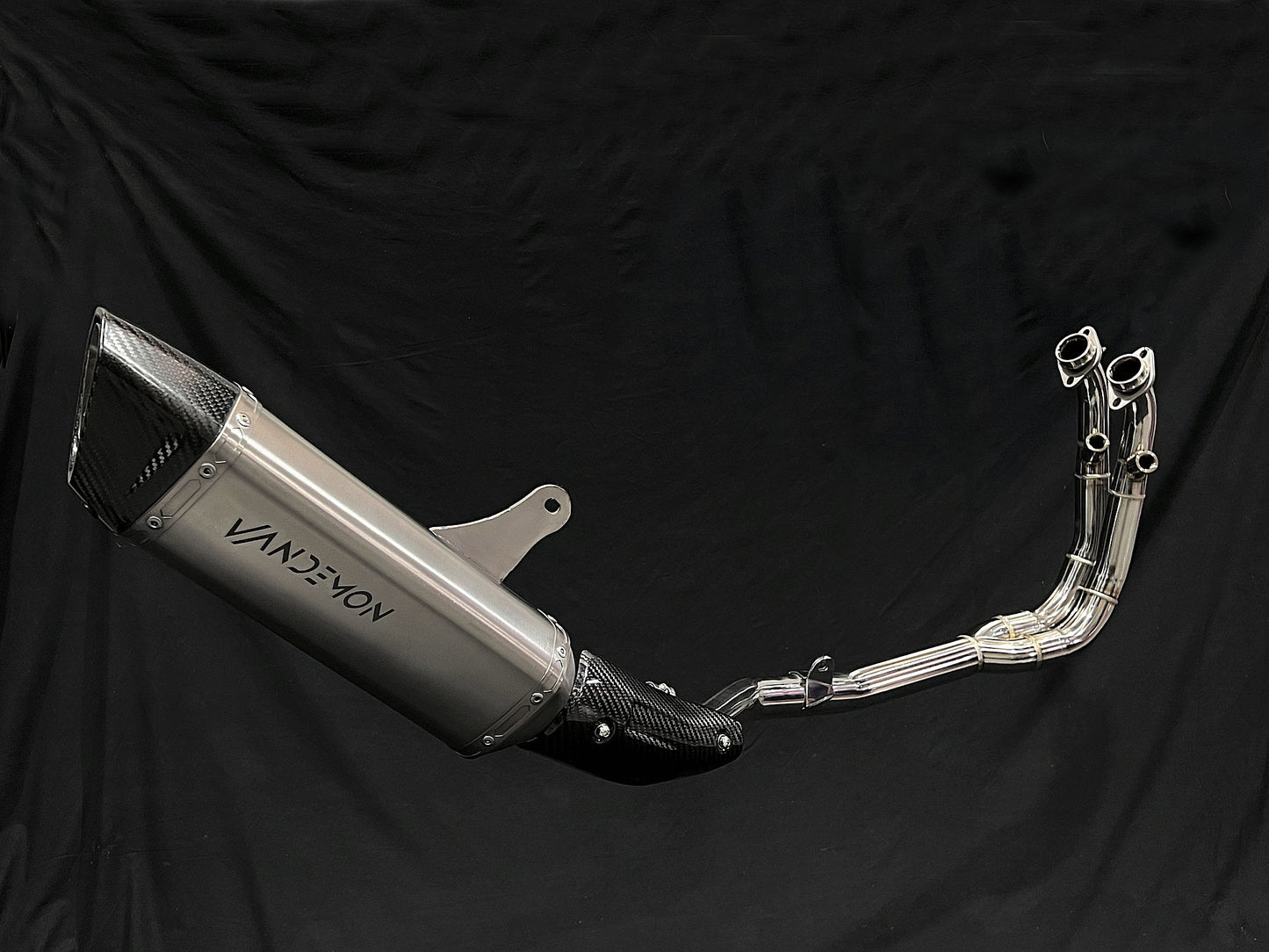 Sistema de escape de acero inoxidable para carreras CFMOTO 450SR y 450SR-S (DS20)