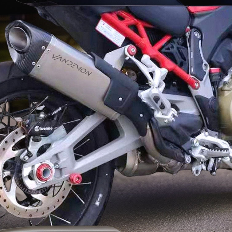 Ducati Multistrada V4 Bimodal Stealth Titanium Slip-On Exhaust