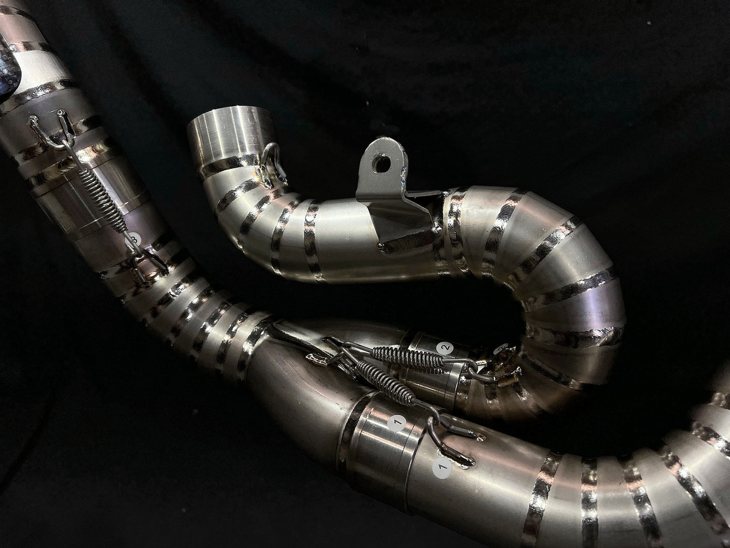 Ducati Panigale & Streetfighter V4 Titanium High Mount 3/4 Slip-On 2018-22