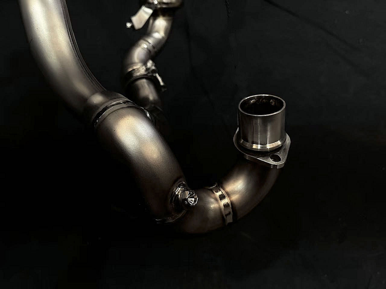 Escape de titanio Vandemon para Ducati Scrambler y Cafe Racer 803cc 2015-20