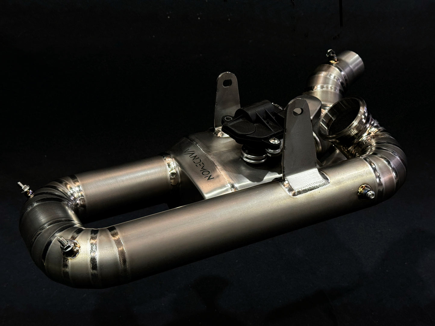 Silenciador bimodal deslizante Stealth de titanio para Ducati V2 Panigale