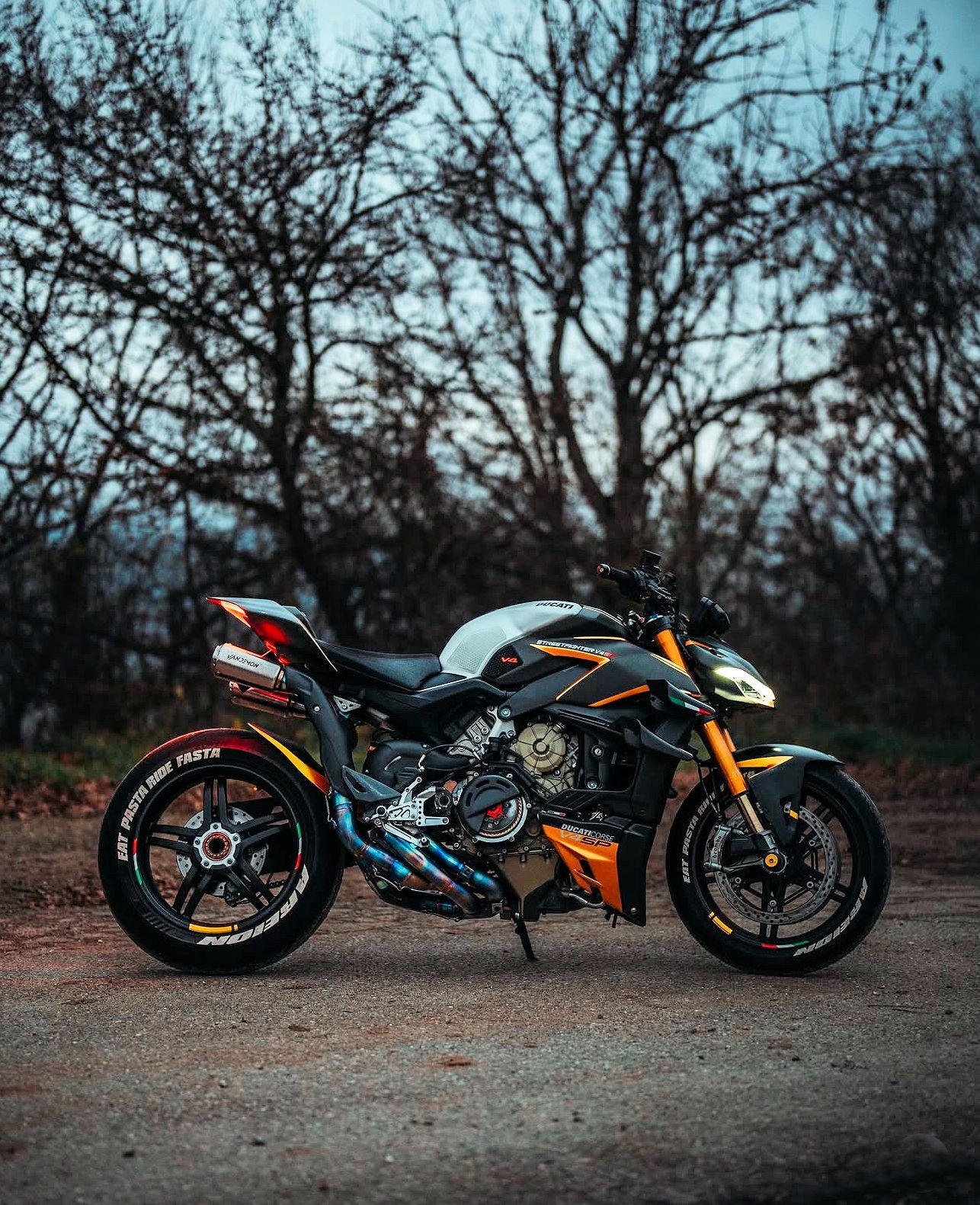 Ducati V4 Streetfighter Full Titanium Race Exhaust System