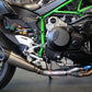 Kawasaki Ninja H2 & H2R Vandemon Brushed Titanium Exhaust & Carbon Tip Muffler