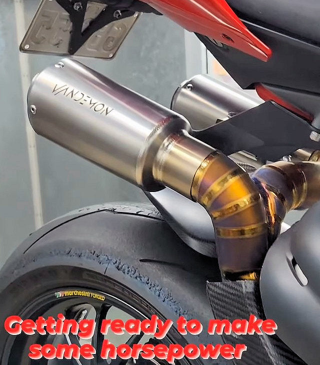 Ducati Panigale & Streetfighter V4 Titanium High Mount 3/4 Slip-On 2018-22