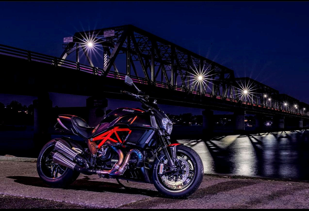 Ducati Diavel 1200 2-1-2 Titanium Exhaust System 2011-2017