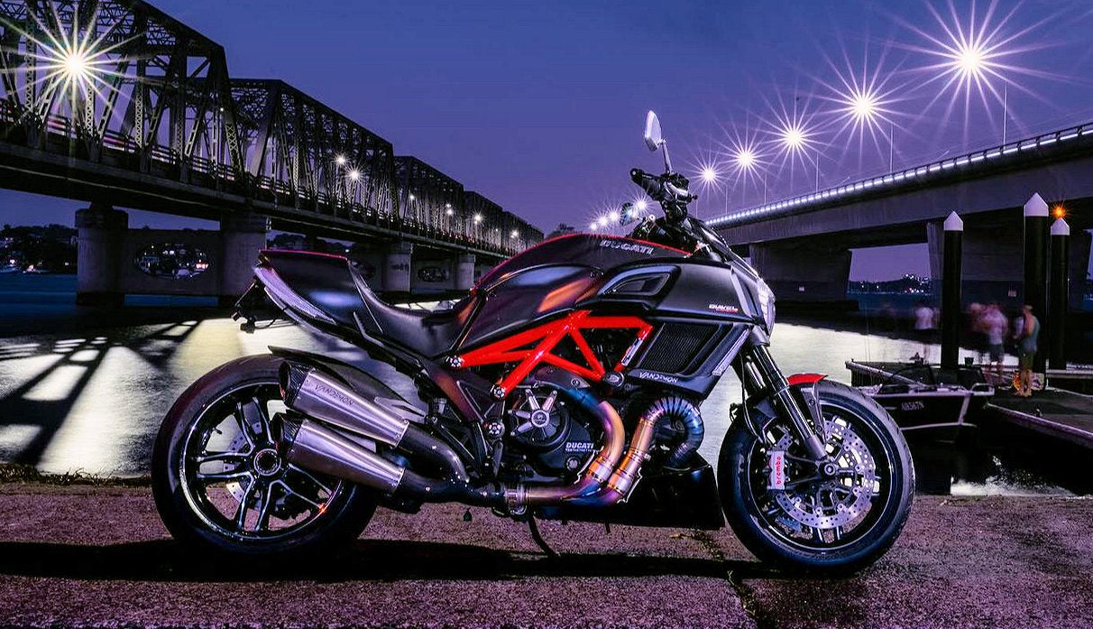 Ducati Diavel 1200 2-1-2 Titanium Exhaust System 2011-2017