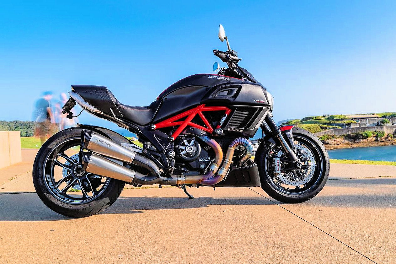 Ducati Diavel 1200 2-1-2 Titanium Exhaust System 2011-2017