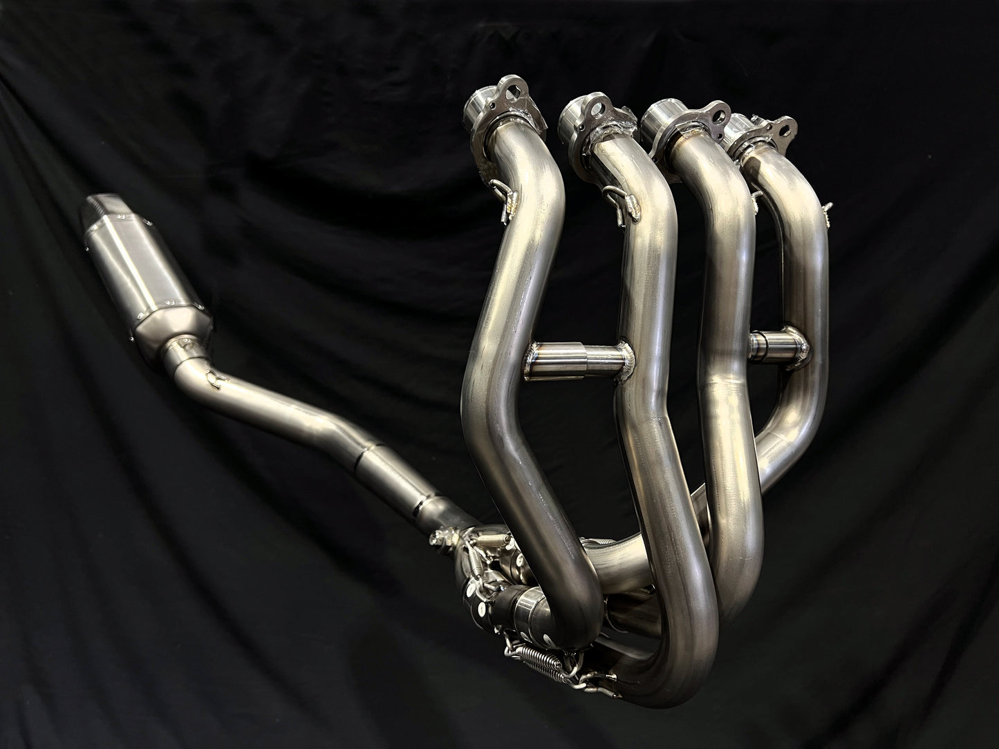 Kawasaki ZX4R-ZX4RR Side Mount Titanium Race Exhaust System 2023-2025