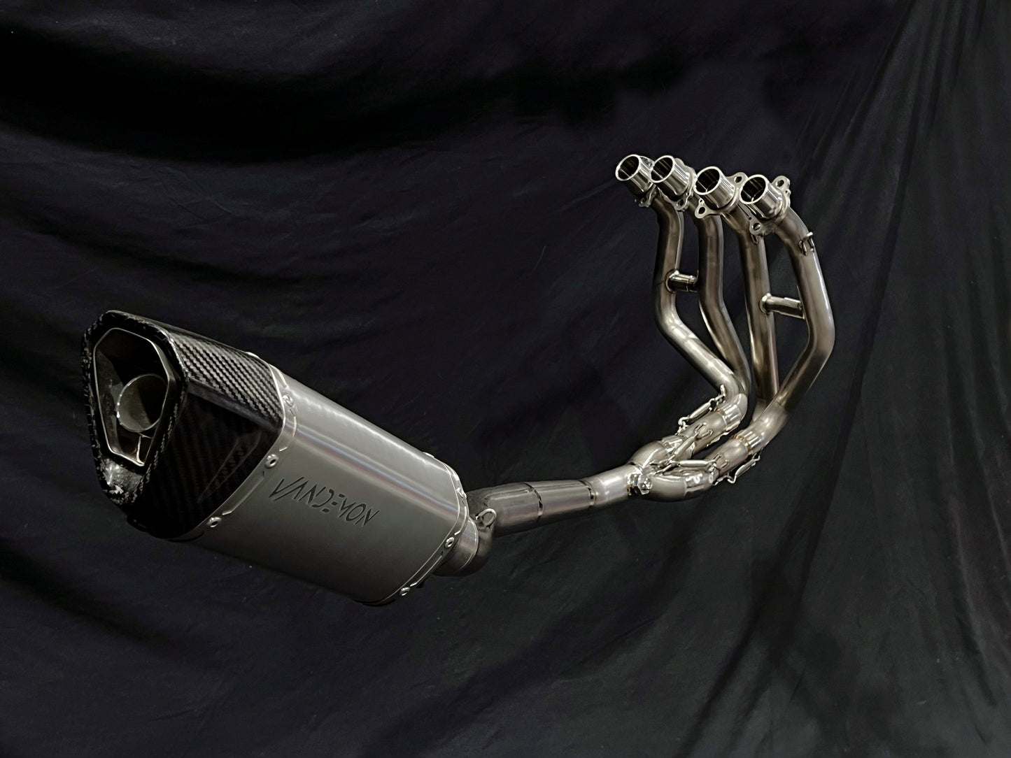 Kawasaki ZX4R-ZX4RR Side Mount Titanium Race Exhaust System 2023-2025