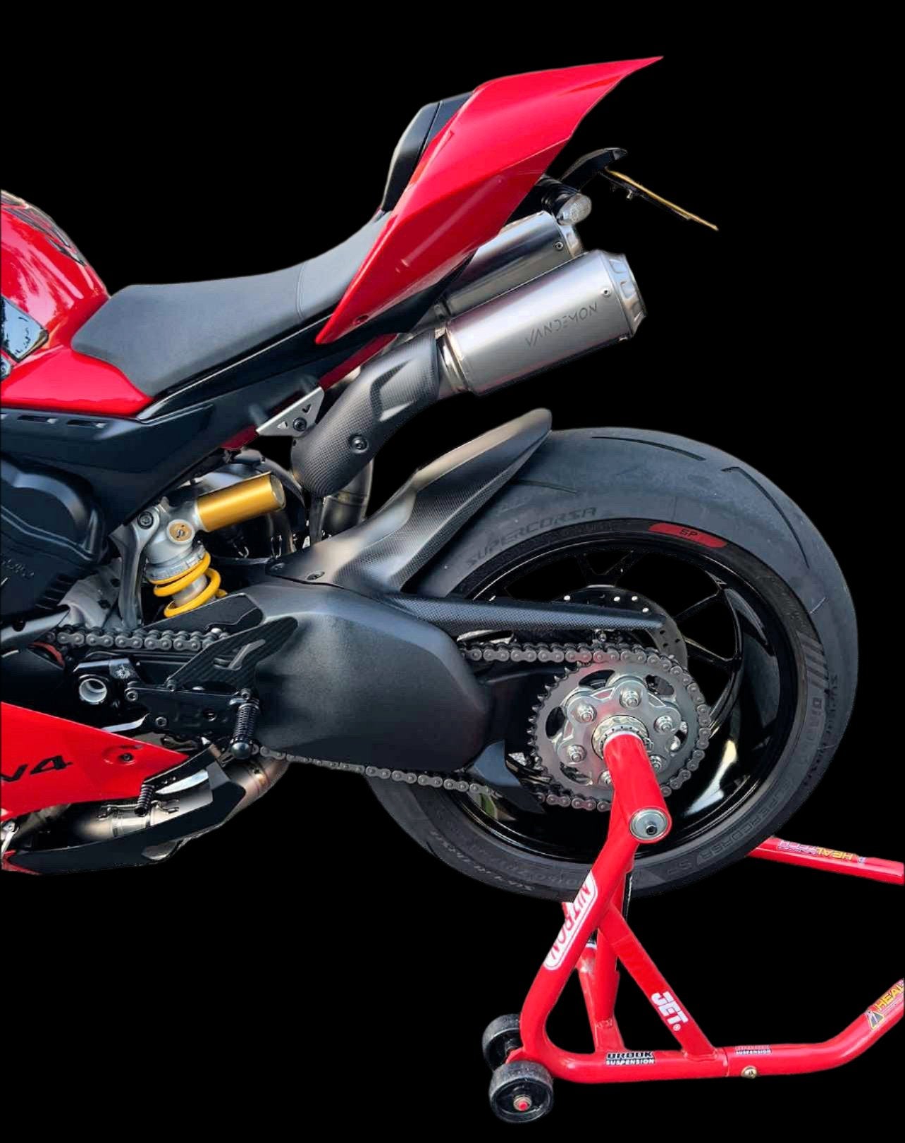 杜卡迪 Panigale V4、V4S、V4R 和 Streetfighter V4 钛合金高位排气系统