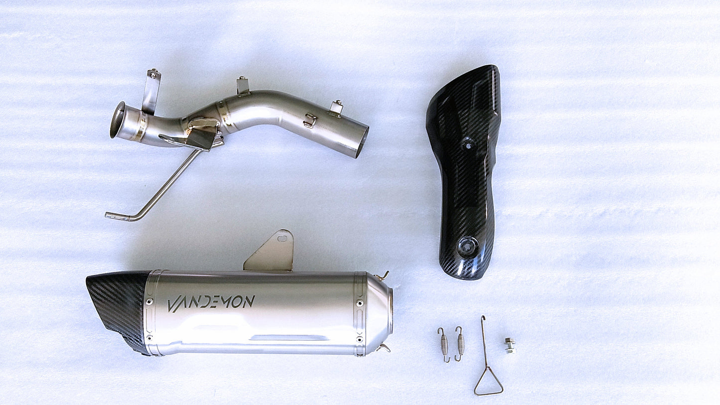 Silenciador deslizante de titanio para Triumph Speed Triple 1200RS y RR
