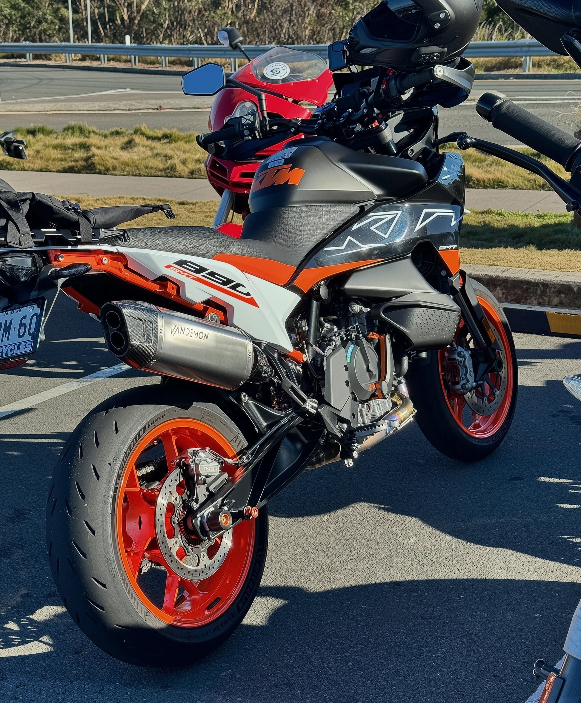 KTM 890 SMT Titanium Slip-On Muffler