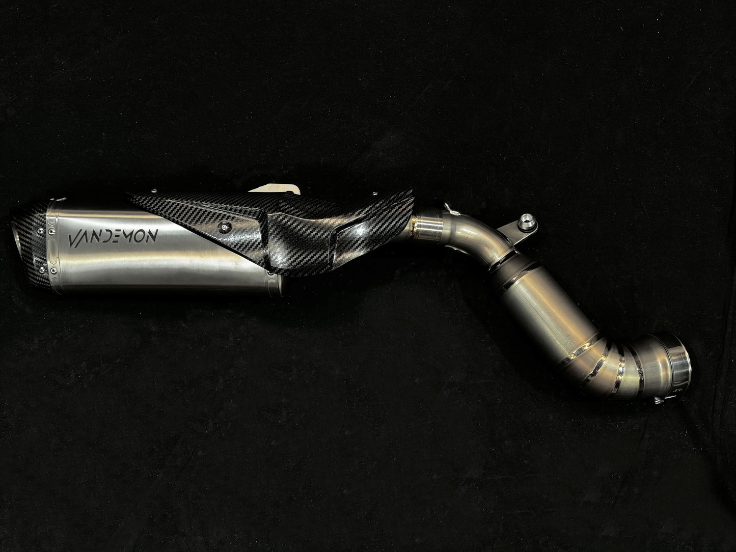 Sistema de escape de titanio para KTM RC 390 y 390 DUKE 2022-2023