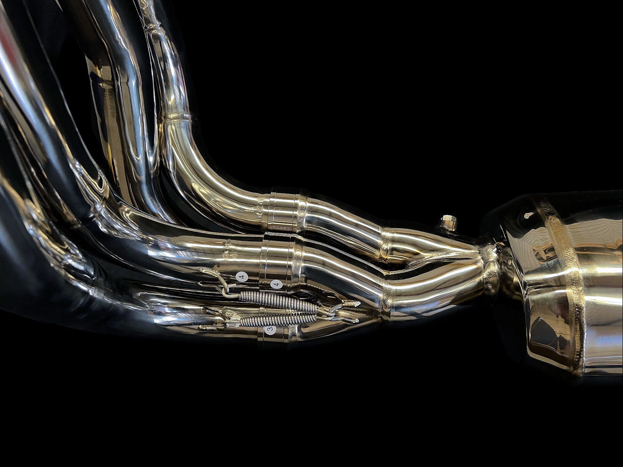 Kawasaki H2, H2R Vandemon Bimodal Stealth Titanium Exhaust System