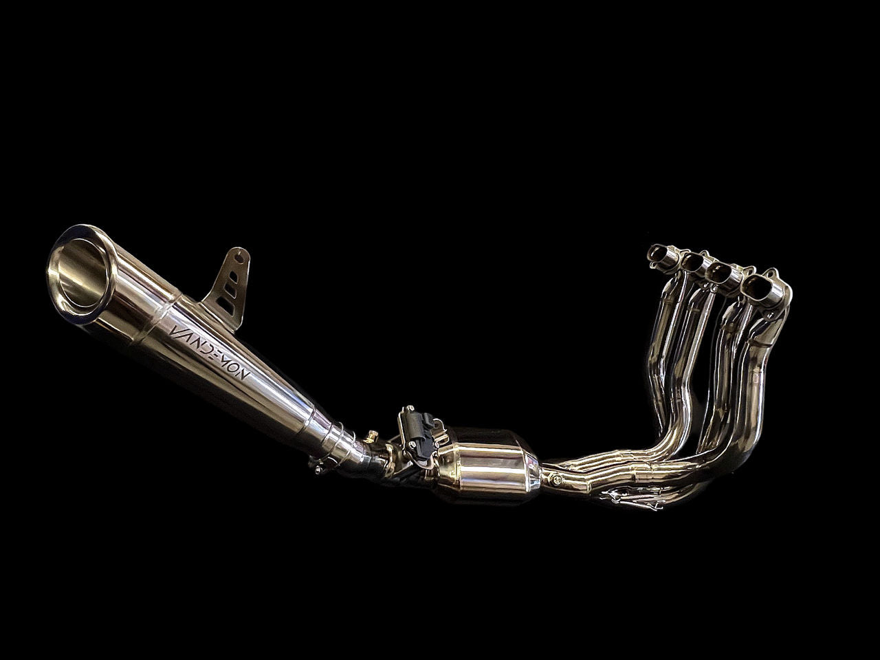Kawasaki H2, H2R Vandemon Bimodal Stealth Titanium Exhaust System
