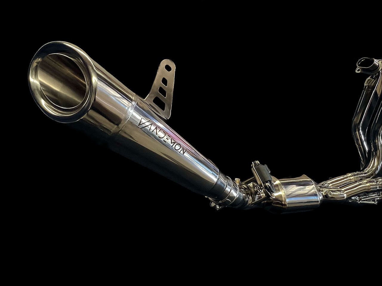Kawasaki H2, H2R Vandemon Bimodal Stealth Titanium Exhaust System