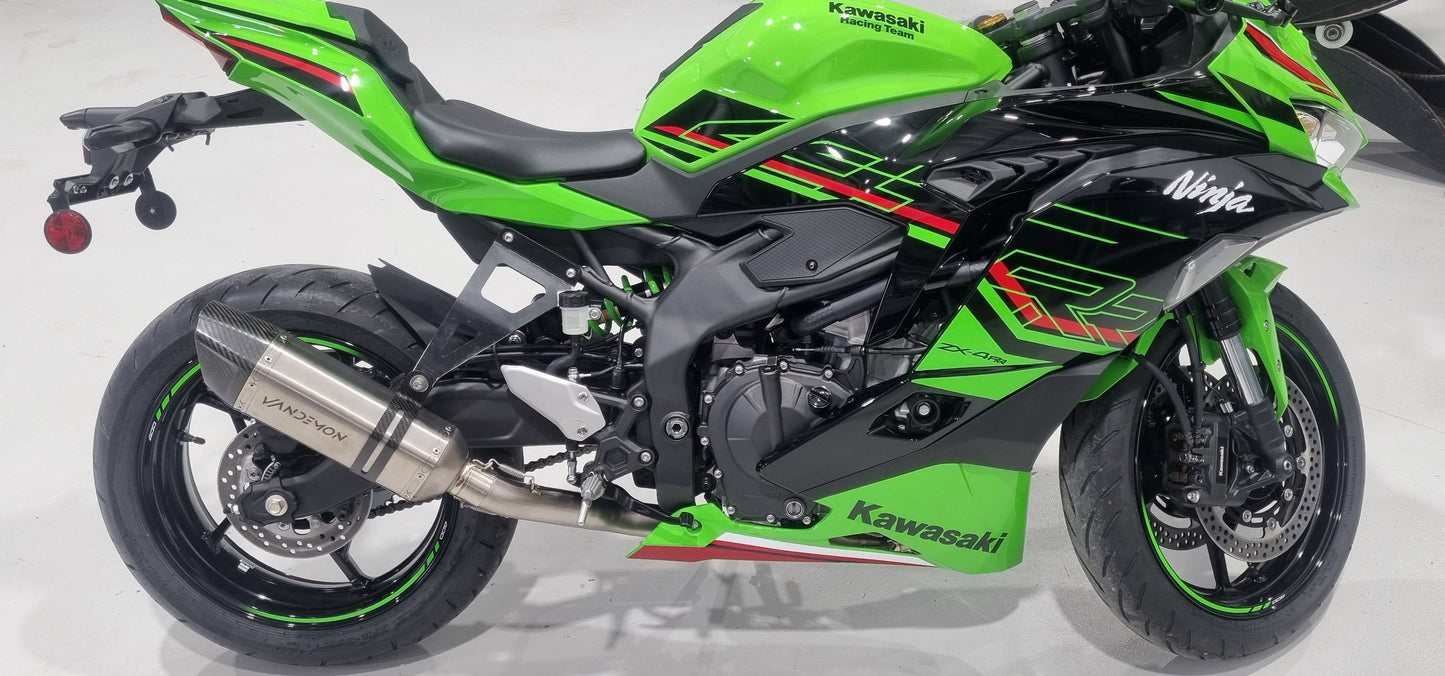 Kawasaki ZX25R Titanium Race Exhaust System 2023-25