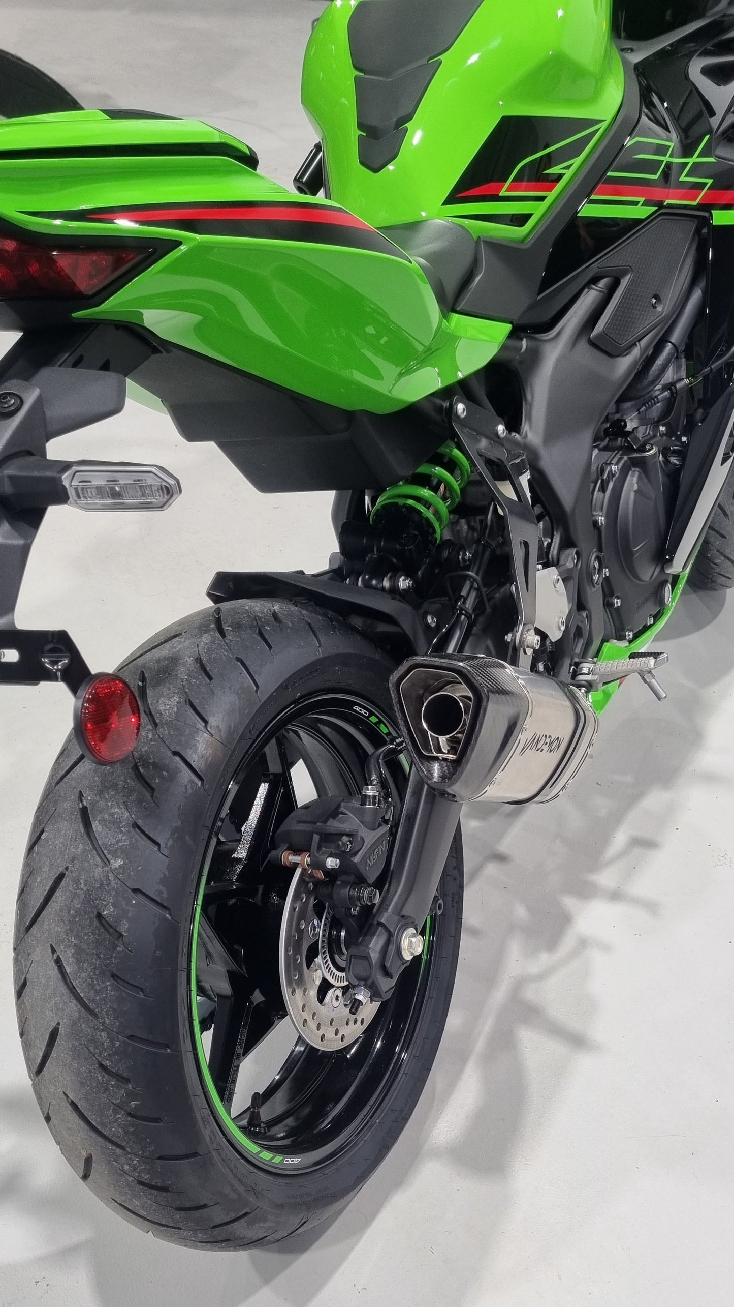 Kawasaki ZX4R-ZX4RR Side Mount Titanium Race Exhaust System 2023-2025
