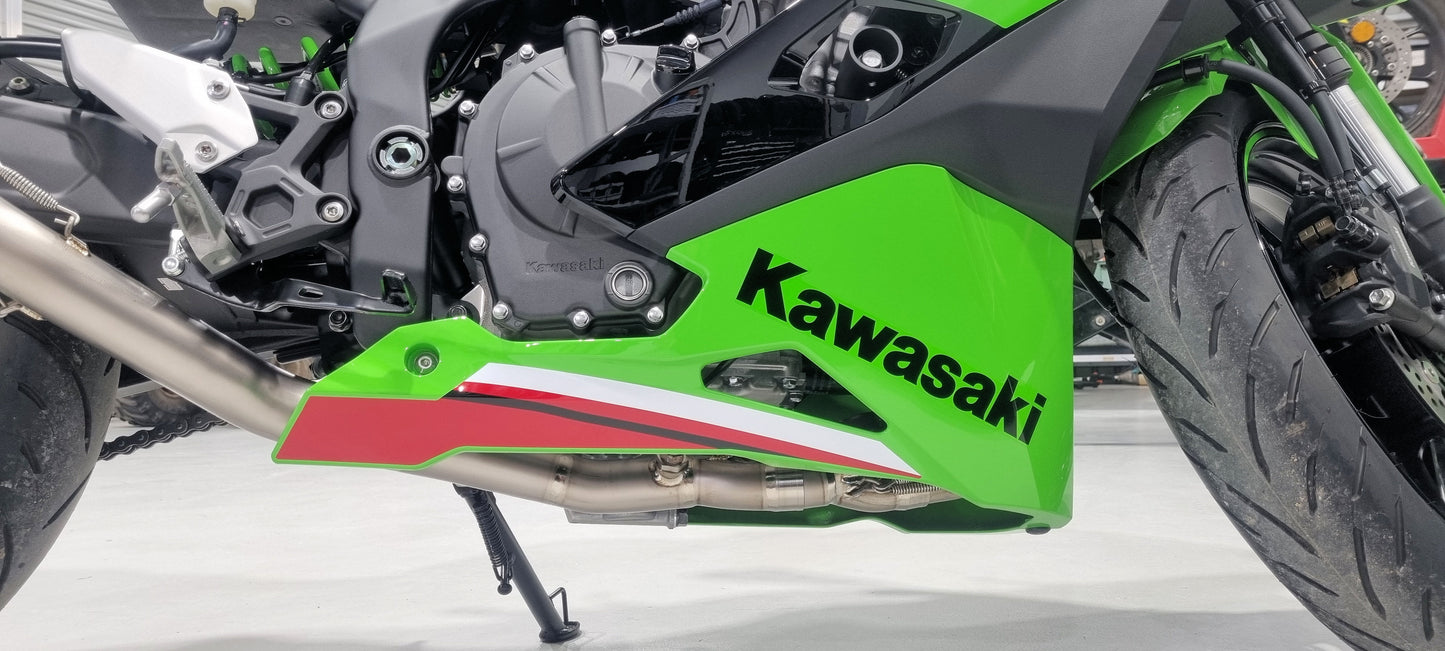 Kawasaki ZX4R-ZX4RR Side Mount Titanium Race Exhaust System 2023-2025