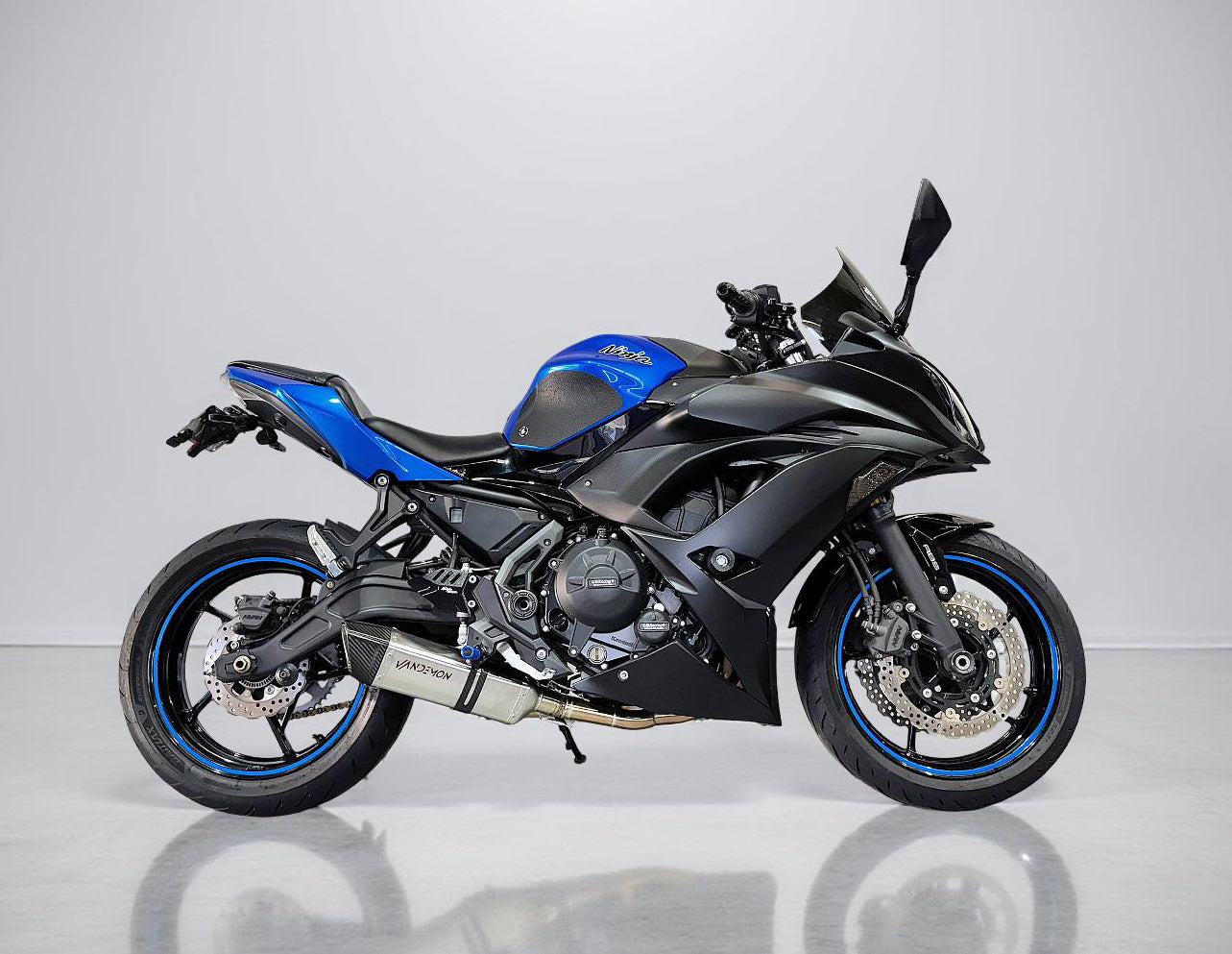 Kawasaki Ninja 650 / Z650 Vandemon Stainless Steel Exhaust System 2017-2025