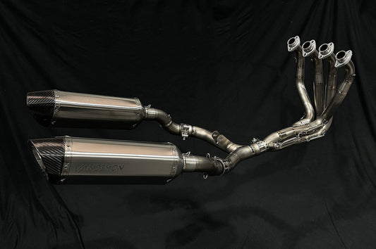 Kawasaki Z1000 Vandemon Dual Titanium Exhaust System
