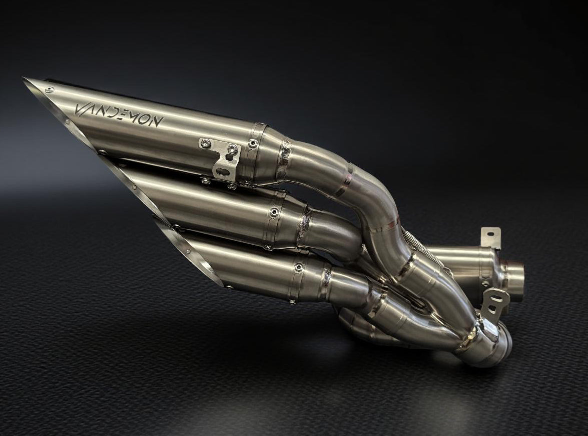 MV AGUSTA F3 800 Titanium Slip-On Muffler and Optional Headers