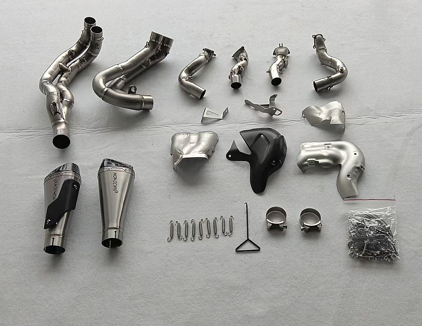 Ducati V4 / V4R Panigale & Streetfighter Vandemon Full Titanium Exhaust system 2023-2024