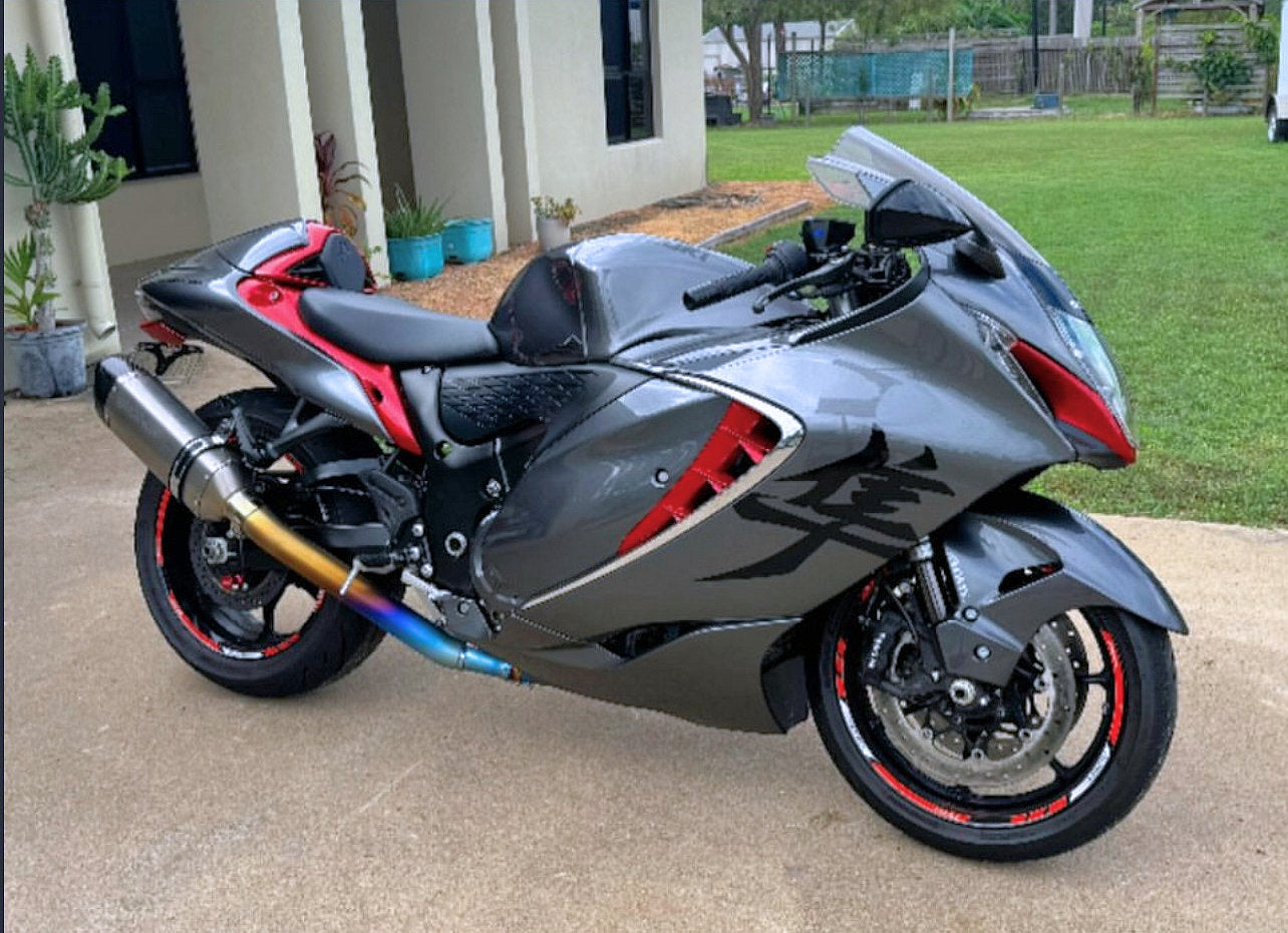 Suzuki Hayabusa GEN 3 GSX1300R Full Titanium Exhaust System 2021-2025