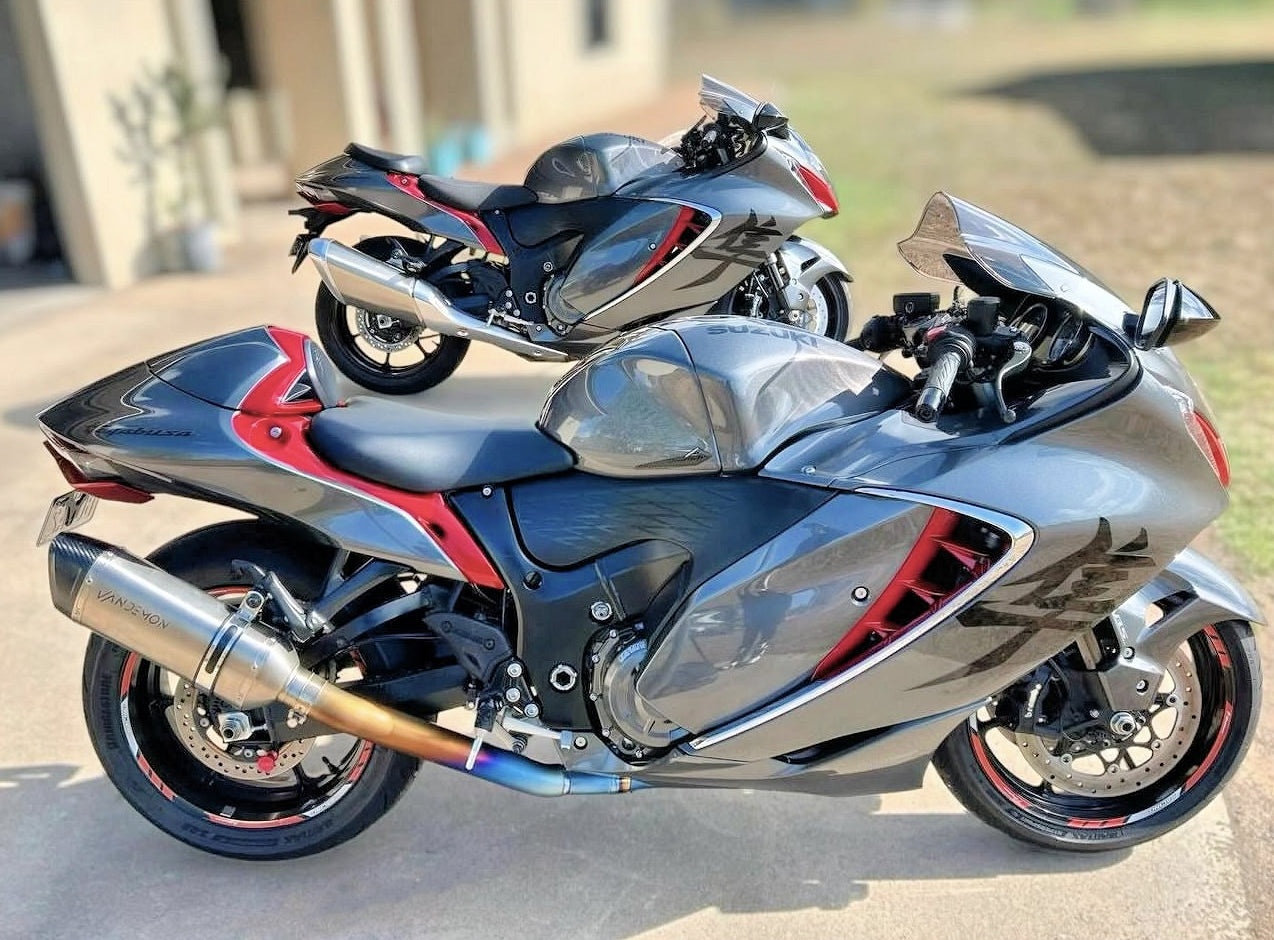 Suzuki Hayabusa GEN 3 GSX1300R Full Titanium Exhaust System 2021-2025