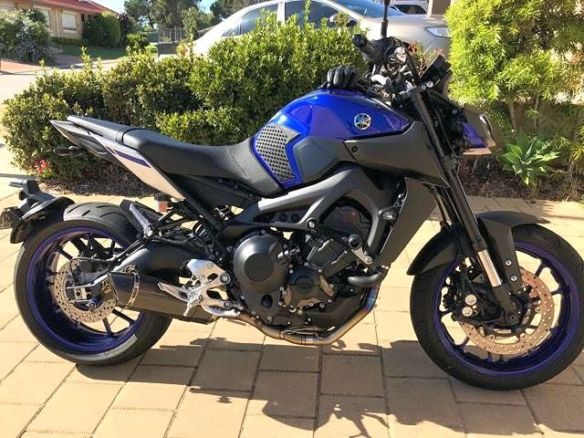 Sistema de escape de titanio para Yamaha GEN1 y 2 MT09 FZ09 XSR900 2014-2020