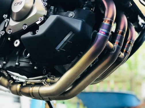 Sistema de escape de titanio para Yamaha GEN1 y 2 MT09 FZ09 XSR900 2014-2020