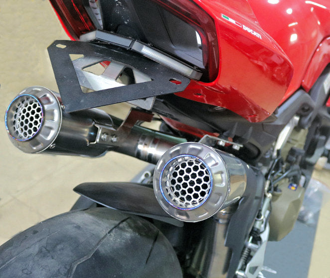 Ducati Panigale & Streetfighter V4 Titanium High Mount 3/4 Slip-On 2018-22