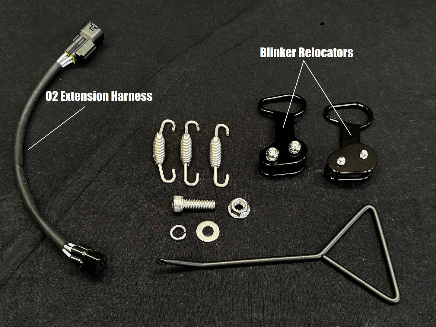 Yamaha Tenere 700 T7 Titanium Exhaust Fitting Kit.