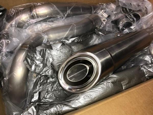 Brushed Titanium Exhaust System