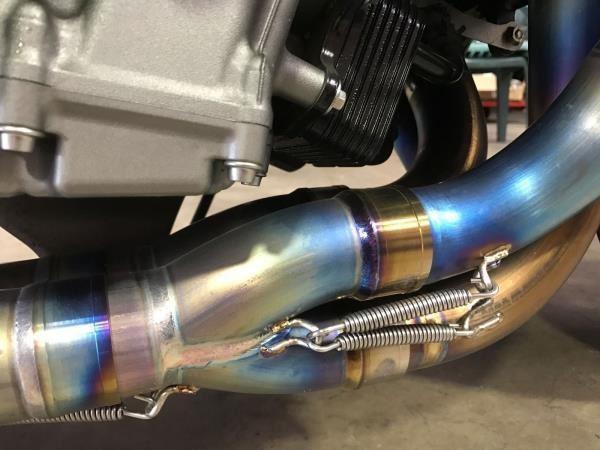 Brushed Titanium Exhaust System