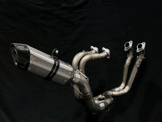 Aprilia RSV4 Full Titanium Exhaust with 65mm Muffler