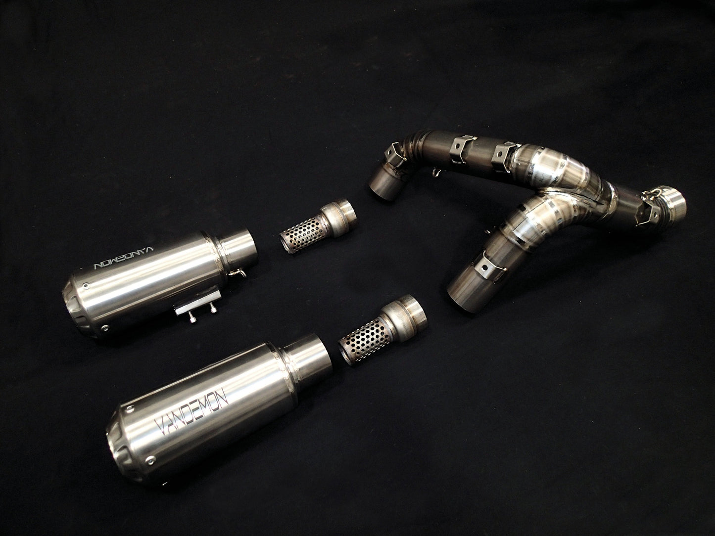 Sistema de escape de montaje alto de titanio para Ducati Panigale 1199S, 1299S, 1299 SP y R