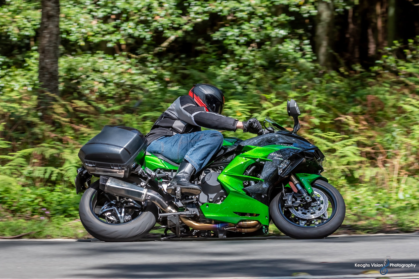 Kawasaki H2 SE SX Vandemon Titanium Exhaust System 2018-25