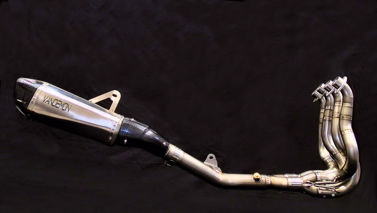 Kawasaki H2 SE SX Vandemon Titanium Exhaust System 2018-25