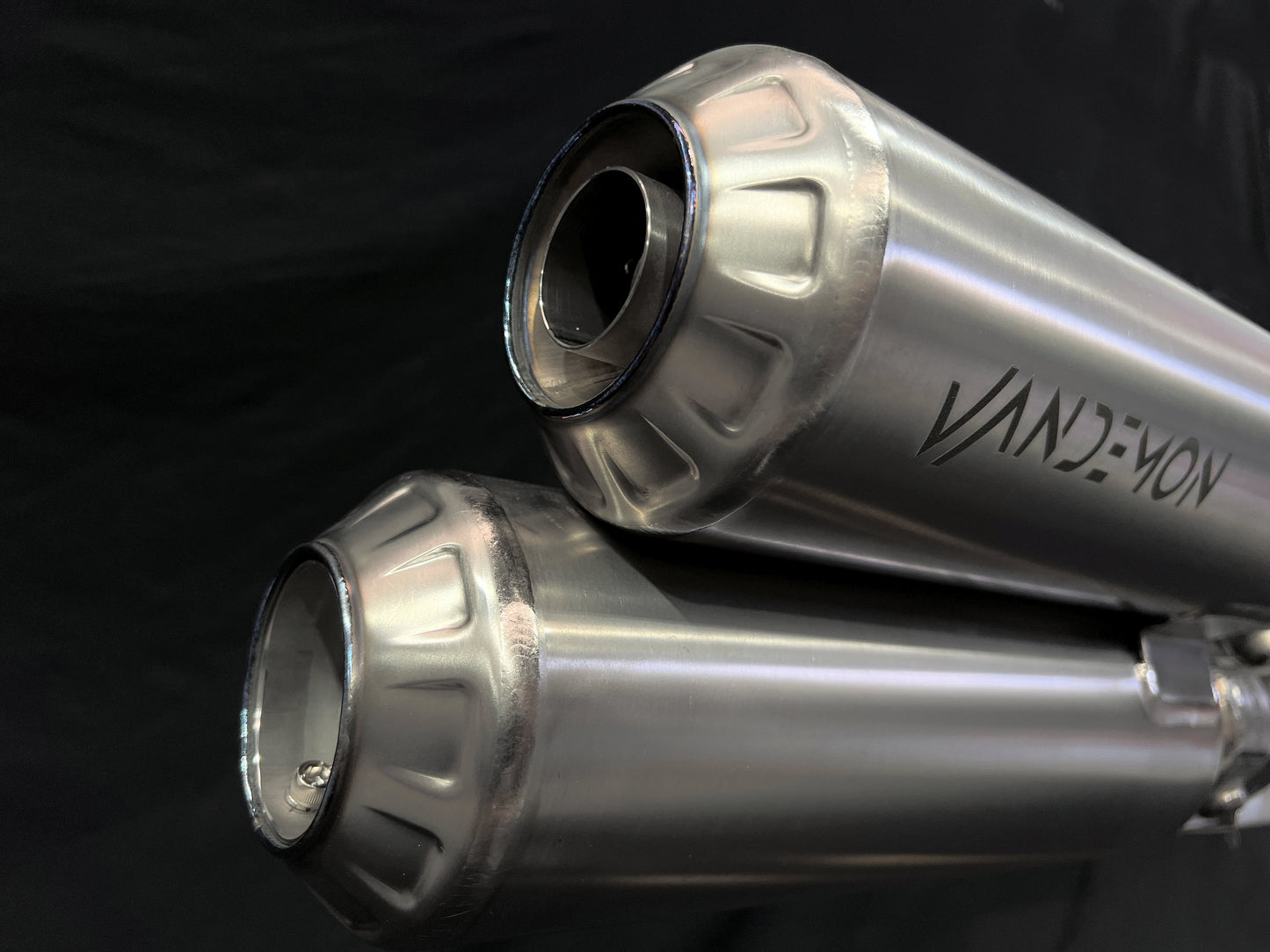 Harley Davidson Sportster S 1250cc Bimodal Stealth Titanium Slip-On Mufflers