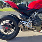 Heath Deebles Ducati V4 Street fighter with VANDEMON Titanium Slip