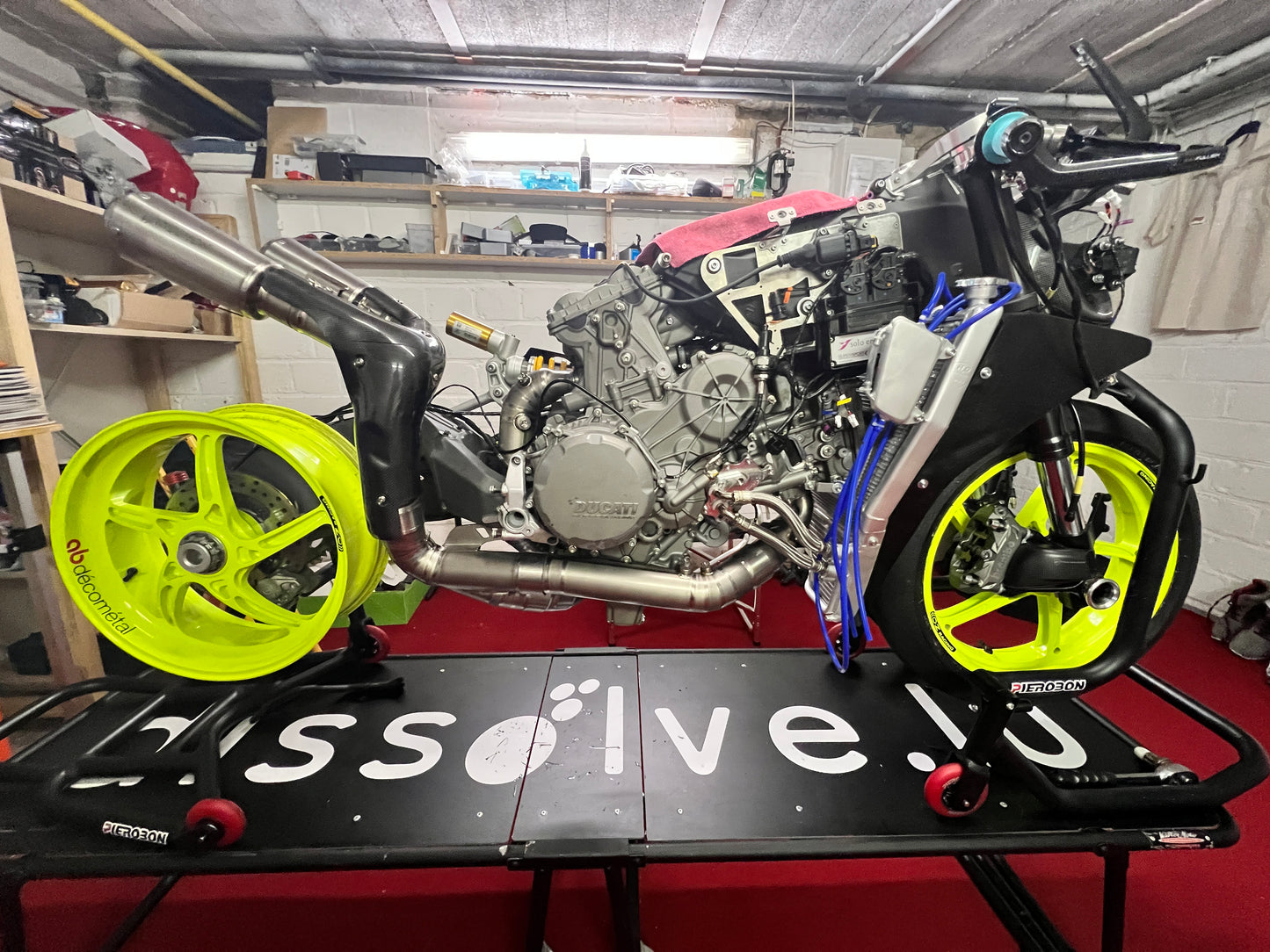 Sistema de escape de montaje alto de titanio completo para Ducati Panigale/ Streetfighter V2 955 2020-24