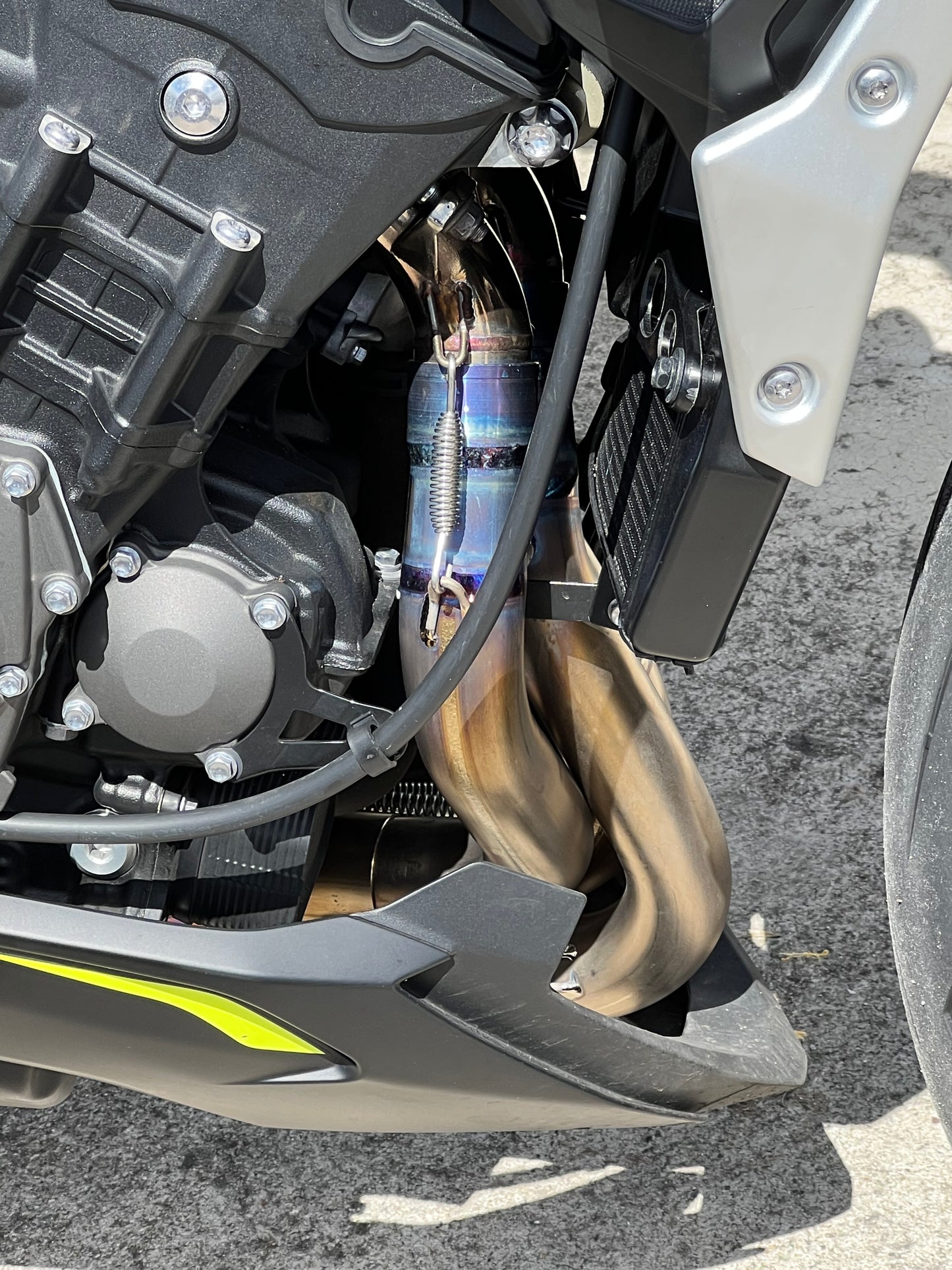 Escape completo de titanio Vandemon para Triumph 765 S/R/RS Street Triple 2020-2024