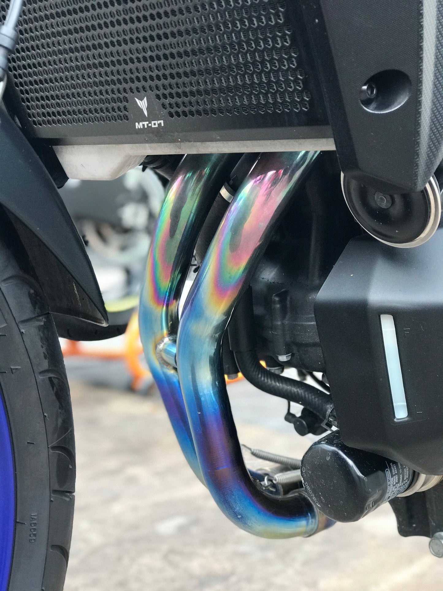 Yamaha R7 MT07 FZ07 XSR700 Tracer 700/GT Tracer 7/GT Titanium Exhaust System