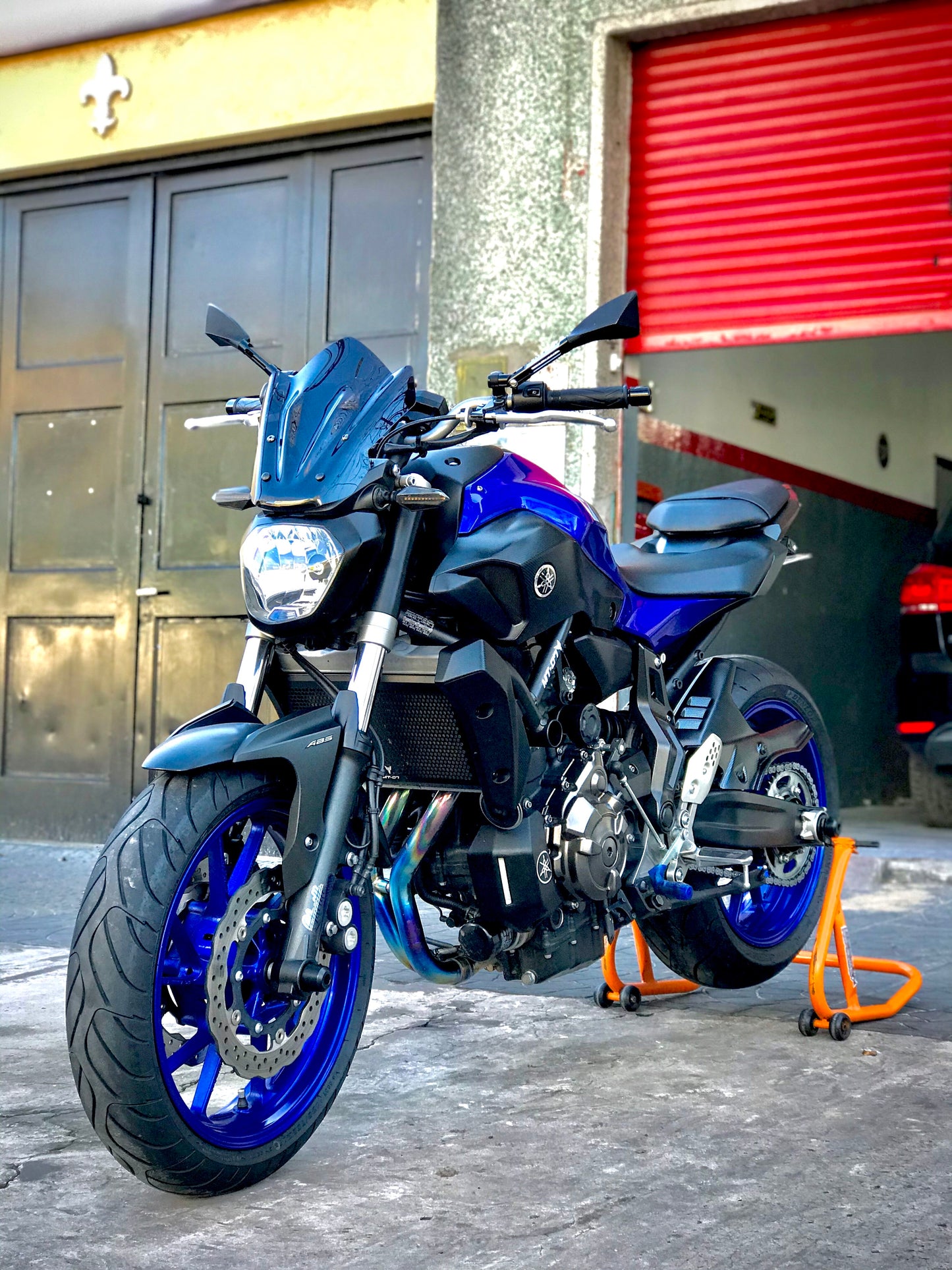 Yamaha R7 MT07 FZ07 XSR700 Tracer 700/GT Tracer 7/GT Titanium Exhaust System