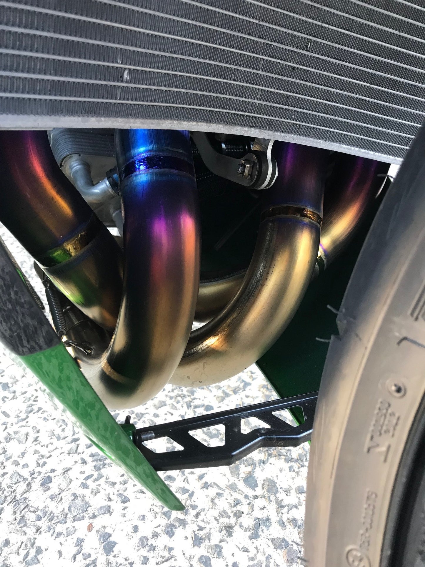 Kawasaki H2 SE SX Vandemon Titanium Exhaust System 2018-25