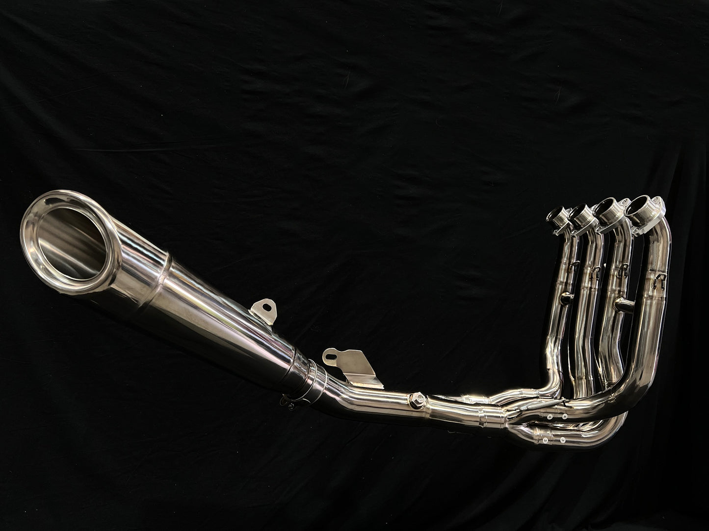 Kawasaki Ninja ZH2 Vandemon Polished Titanium Exhaust System
